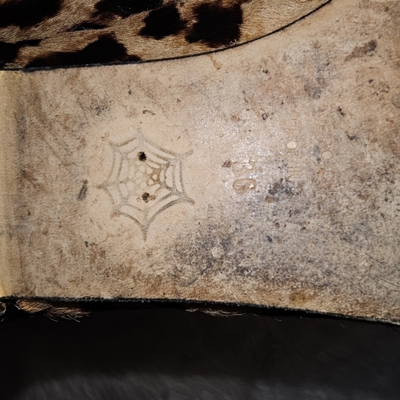 CHARLOTTE olympia Women's Leopard Print Ballet Flats sz 36=6 - Picture 9 of 10